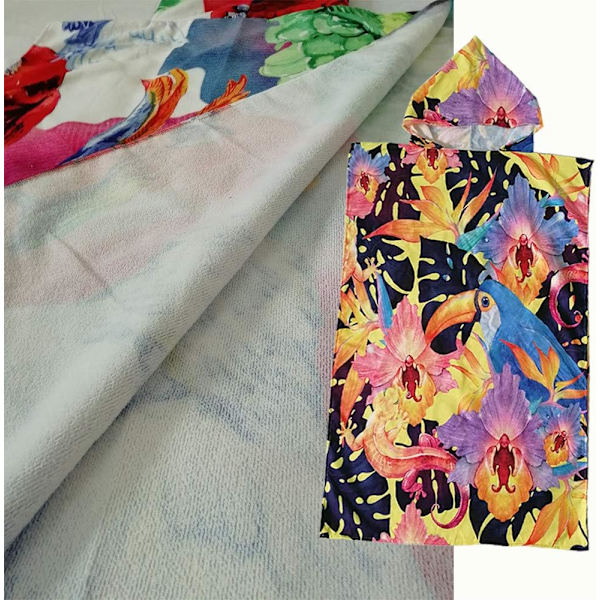 1PC Suloinen pingviini poncho rantapyyhe, mikrokuitu urheilu surffaus Ho