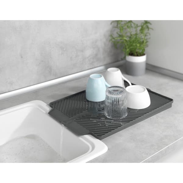 Abtropfmatte Linea Miko 40x30x3cm harmaa