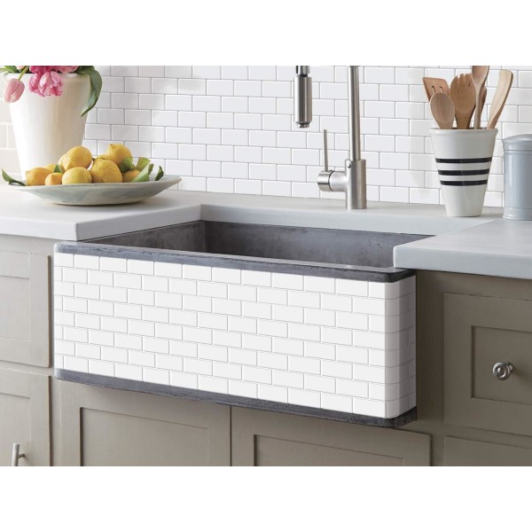 10 ark Peel & Stick fliser til stænkplader - 30,48 cm x 30,48 cm Premi