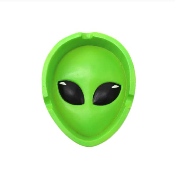 Nyhet Present Alien Ashtray Rolig Alien Stoner Rökning Cool Ashtr