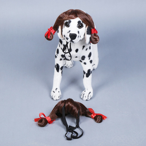 Fashion cute dog cat wig headdress cross-dressing hair set funny