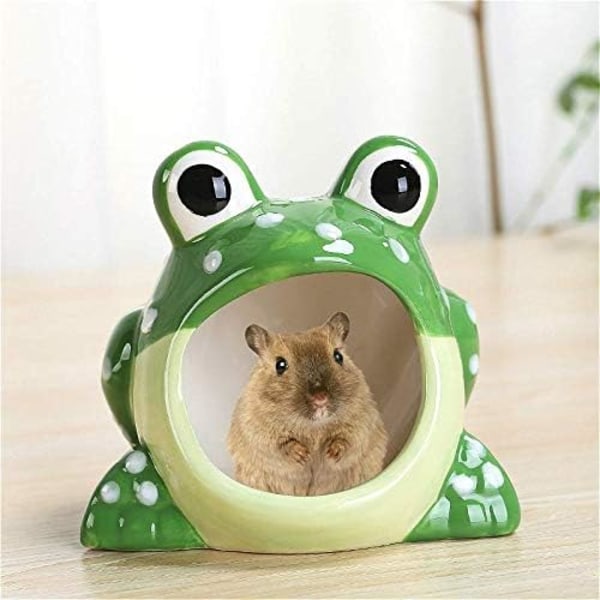 Keramiskt gömställe för hamster små djurhus Critter Bath, idealiskt för