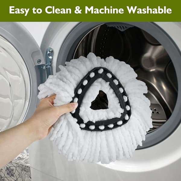4-pack EasyWring Swivel Mop Refills - Qulable Mop Replacement Hea