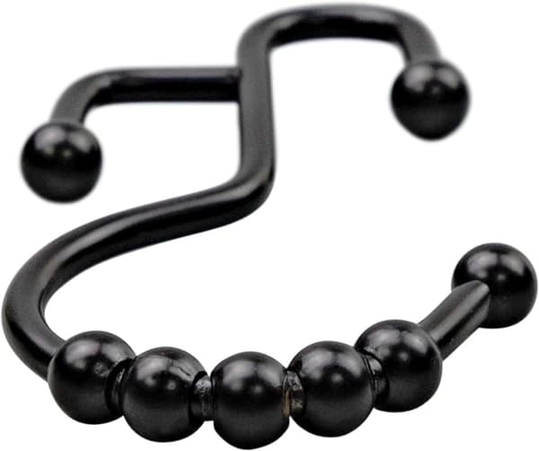 Duschdraperi-krokar - Kromfinish - Premium 18/8 rostfritt stål