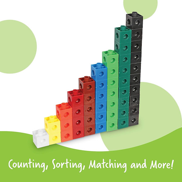 Læringsressource Interlocking Cubes (100), LER7584