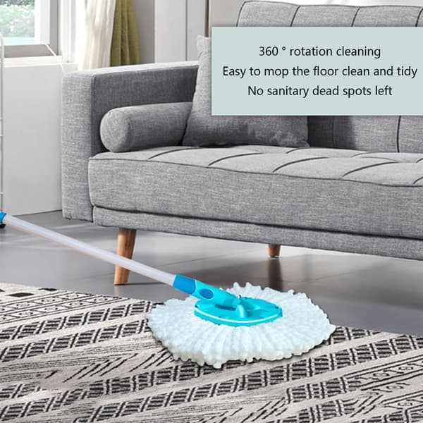 Egnet til 360° Spin Sweeper Robot Støvsuger Rengøringsklud Mop