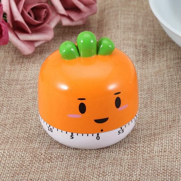Kök Timer Mini Söta Grönsaksform Räknare Mekanisk Cooki