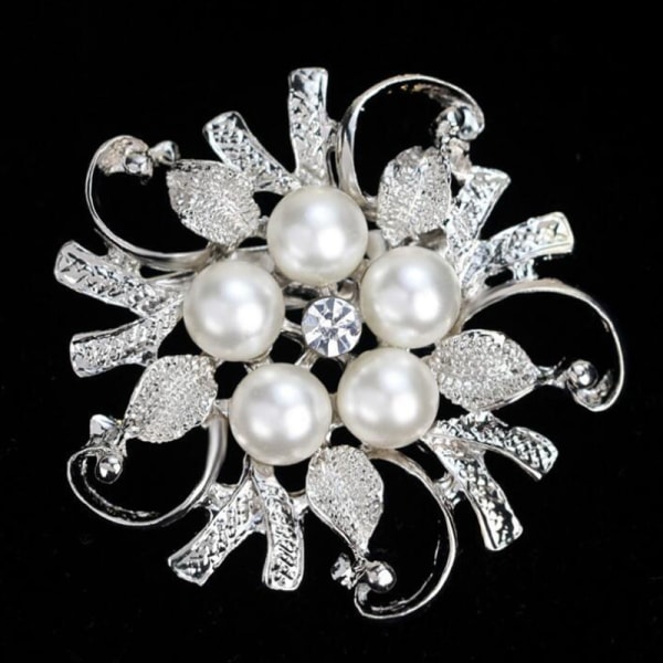 Diamant Brosche Rhinestone Sløjfe Boutonniere, Frakke Tilbehør Elega