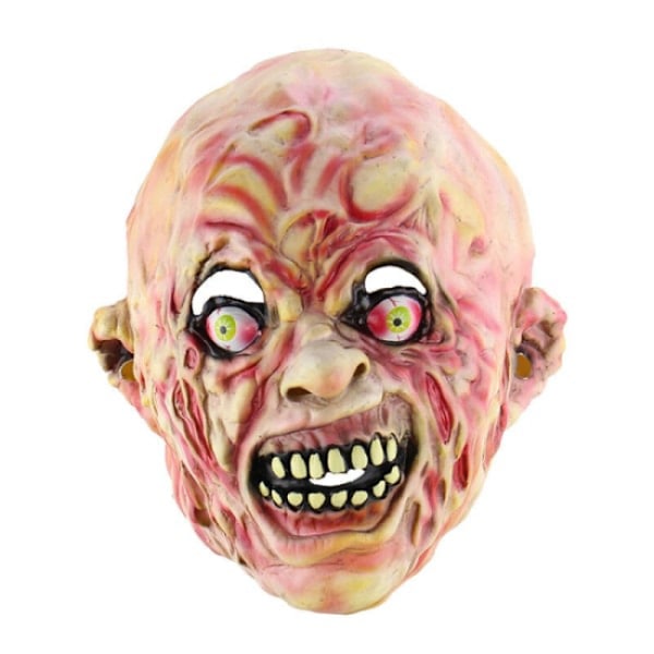 Halloween Mask Latex Full Face Skräck Skräck Zombie Cosplay