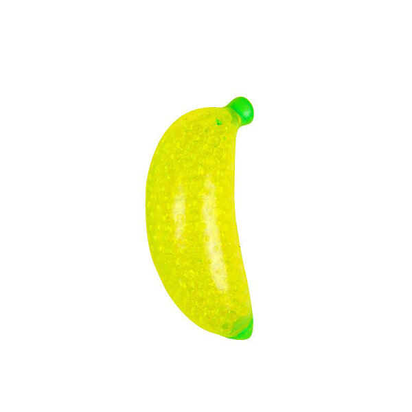 2 Banan Vandperle Fyldt Squeeze Stressbold - Frugt Squishy Til