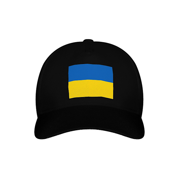 Ukrainsk flagga enfärgad justerbar basebollkeps retro basebollkeps H