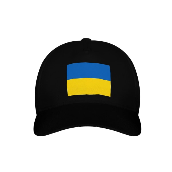 Ukrainsk flagga enkel justerbar cap Retro cap H