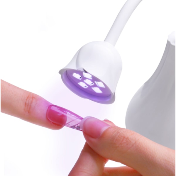 Pink manicure fototerapi lampe bærbar USB type ikke-sort hånd