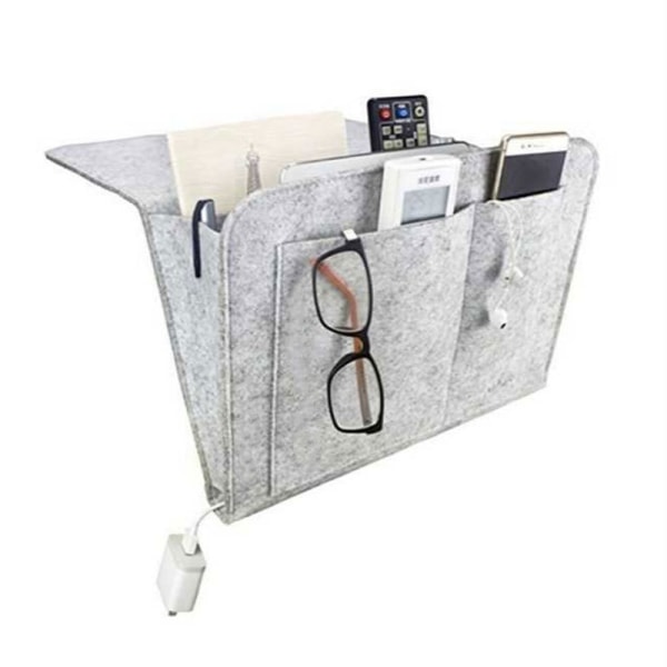 Huopa Bedside Caddy, Bedside Pocket Caddy Sängyn organizer Säilytys