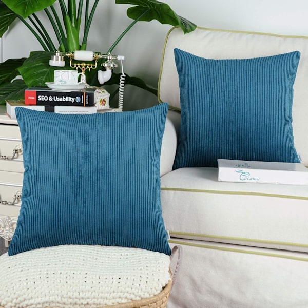 Pakke med 2 koselige putetrekk til sofa, seng og sofa Ultr
