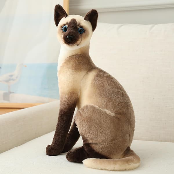 Simuleret katteplysdyr, børnefødselsdagsfestgave, kattedukke, kat