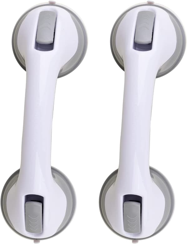 (2-pack) Duschhandtag 12 tum greppstänger för badkar och duschar