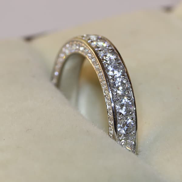 Fuld diamant ringe dameringe damer ledsagerringe fingerring