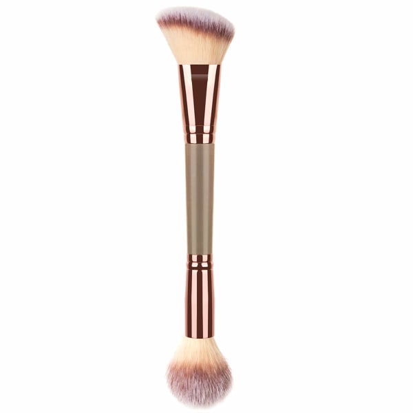 Foundation Makeup Brush, dubbla sminkborstar för blandning