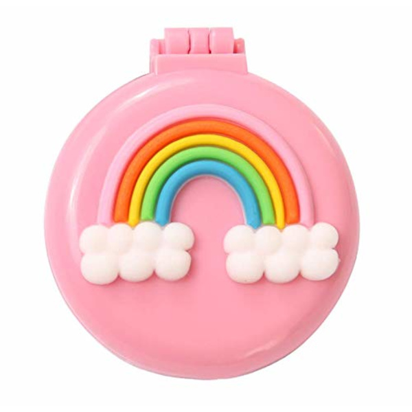 Söpö Mini Pyöreä Hiusharja Taskukammat Meikkipöydällä