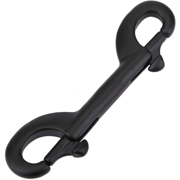 Dobbelthodet krok, rustfritt stål dobbelthodet karabinkrok, dykking B
