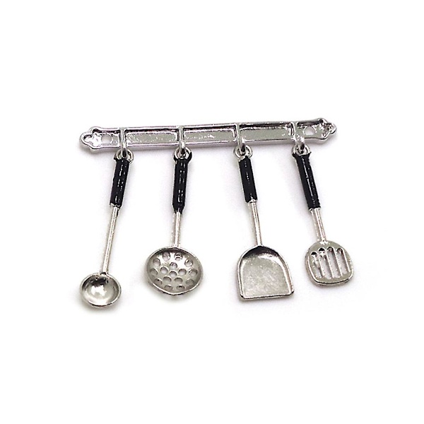 5 kpl Keittiönukkekoti Miniatyyrilusikka Lapio Keittiövälineet Diy