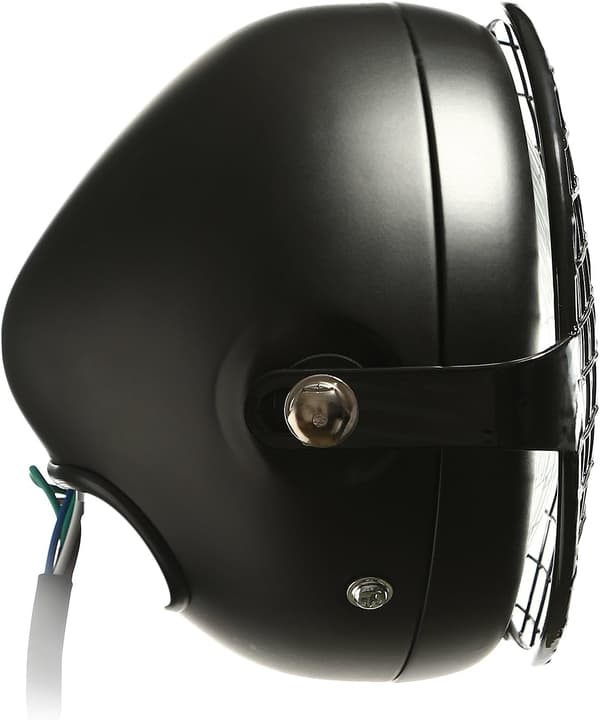Motorcykel Forlygte Hi/Lo 6 1/2\" Universal Sort Universal integ