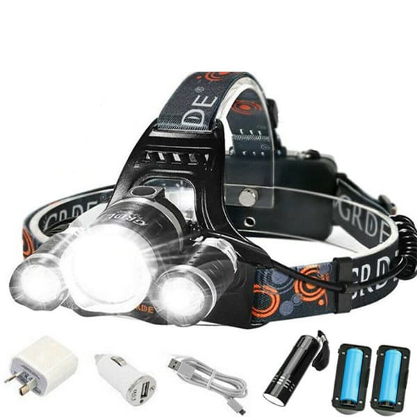 Zoomebar hodelykt hodelykt LED hodelykt oppladbar camping
