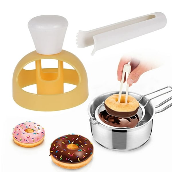 Donut-kakform, bakform, desserter, skärare, fondant, skärare, donut, mo
