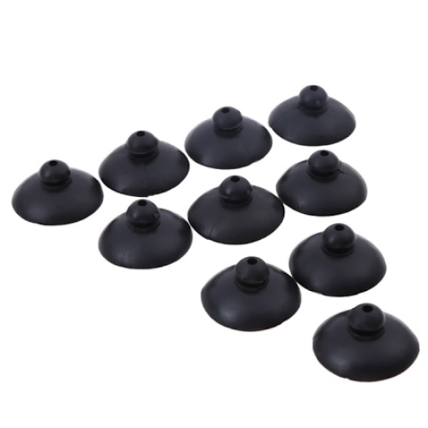10 stk. sorte bløde silikonesugekopper Clip Sucker Holder Fish A