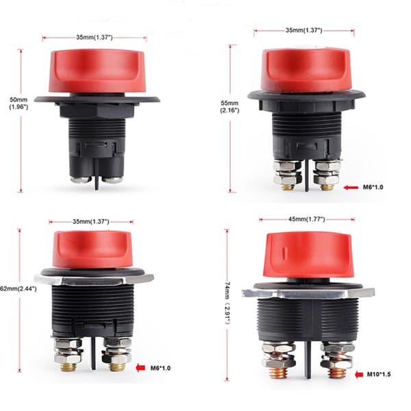 Batteri-avbryterbryter Bilbatteri-isolasjonsbryter, Batteri-isolasjonsbryter