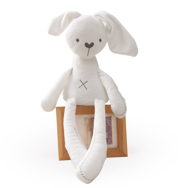 Ekologisk bomull Baby First Friend-Little Bunny Attachment Doll för