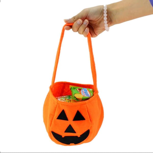 Halloween-väskor Pumpa Godispåsar för Barn Trick or Treat