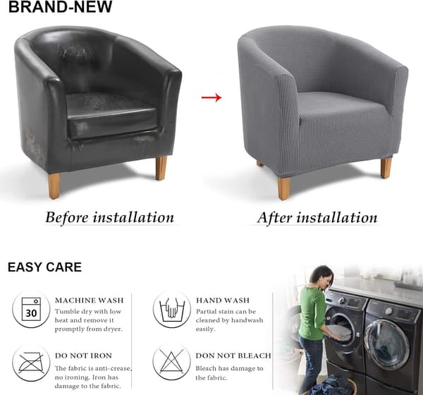 Armlænsstolbetræk, jacquard sofasæde teleskopisk badekarstol (bat