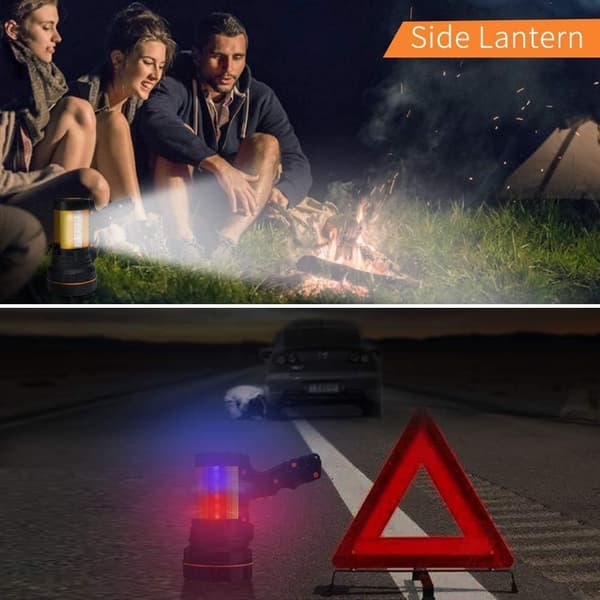 Erittäin tehokas LED-taskulamppu, USB-ladattava taskulamppu, suuri 4