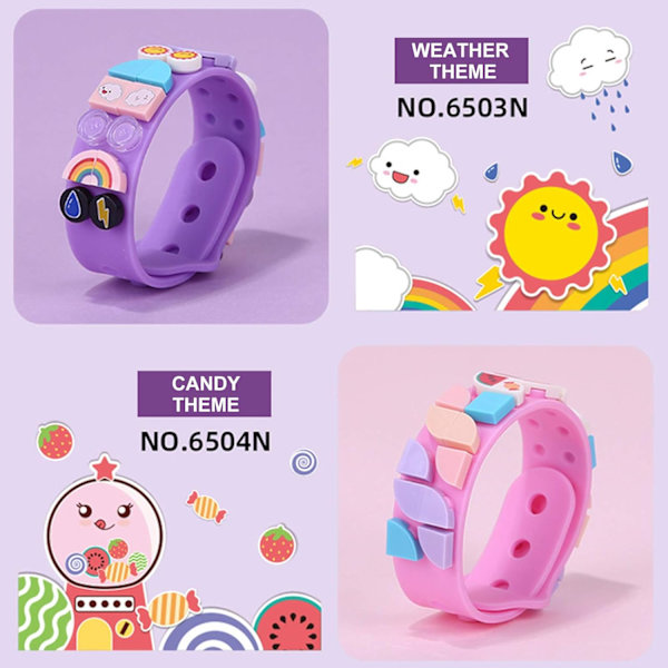 Nye DOTS Kids Smykke Craft Armbånd 6-pakke, Cool DIY Kreative S
