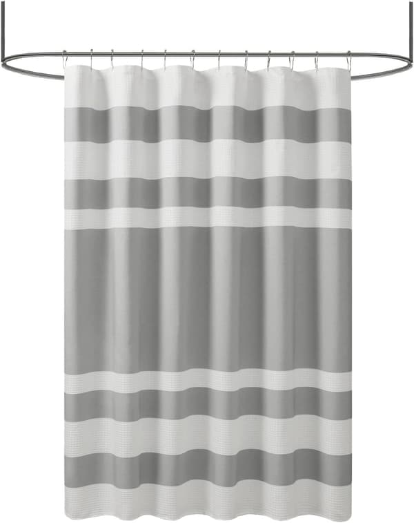 Vaffel Dusjforheng Panel Solid Mikrofiber Stoff Med 3M Scotc