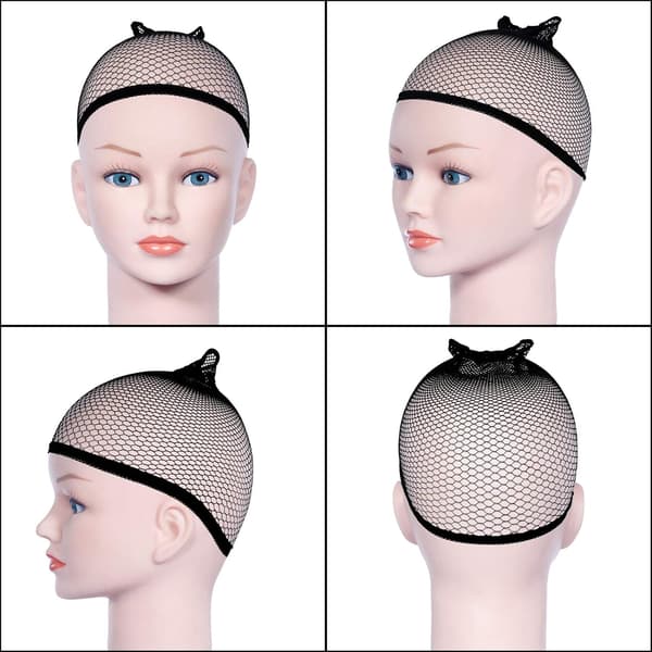 4 st perukmössa, nylon perukmössa unisex mössa, perukhattar för män a