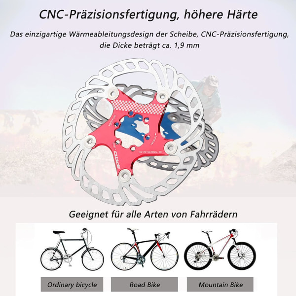 Cykelskivebremse Skive 6 Hul Flydende Skive, Rotor, MTB Bremse Di