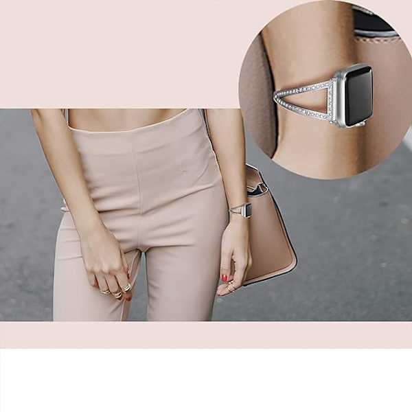 Bling Bands Kompatibel med Apple Watch Remmer 38mm 40mm 41mm  iWa