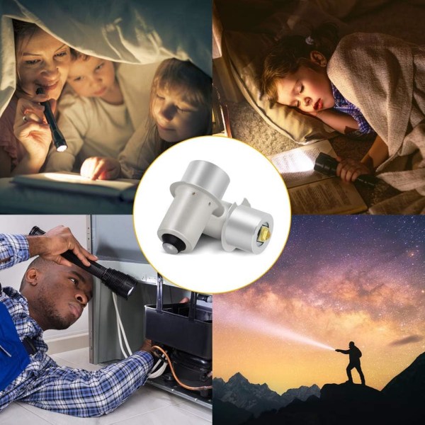 P13.5S LED Lommelygte Høj Effekt Opgradering LED Pære Udskiftning Con