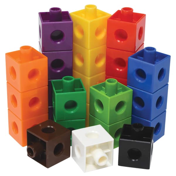 Kopplingskuber - Set om 100 - Matematisk manipulation för arkitekt
