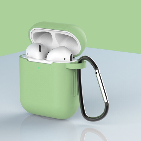 Beskyttende deksel for Airpods-etui, kompatibel med AirPods 2 og 1, Silico