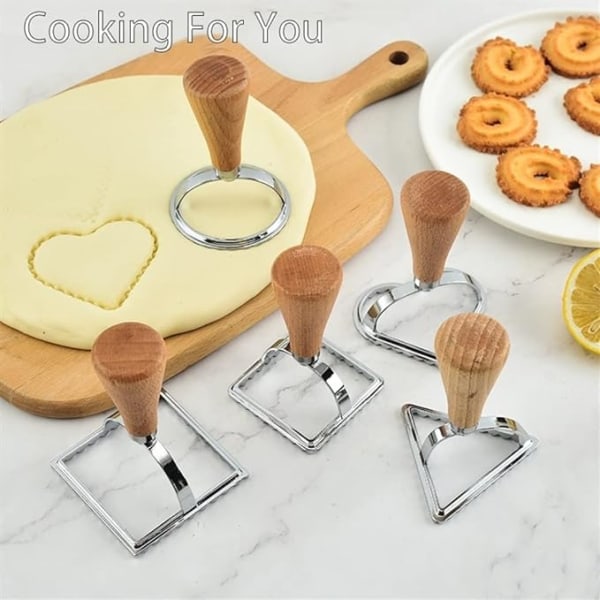 Cookie Cutter Set Zinklegering Mould Cookie Dekoration Tool