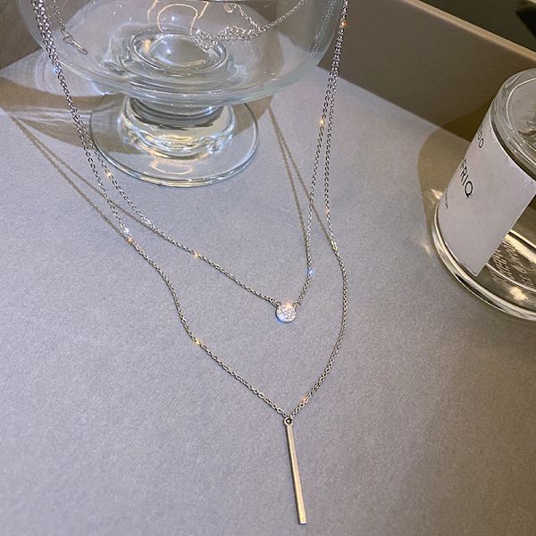Ny ins kall stil ljus lyx nisch design sense halsband kvinnlig