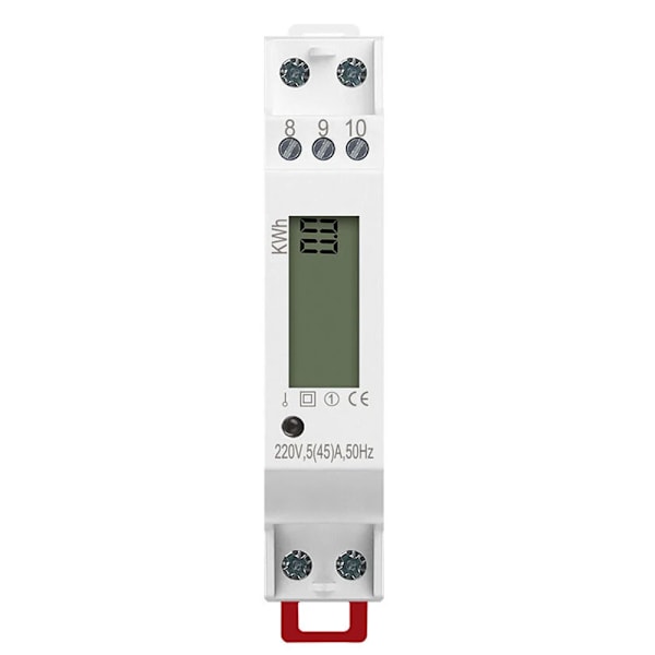 Enfasig 45A mikro-skena elektronisk mätare, 1P-skena, smart me