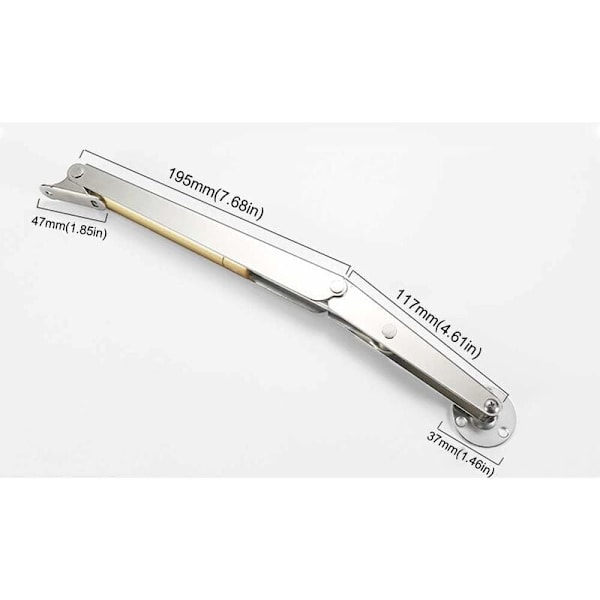 2 stk Gassdempere 150N Hydraulisk Gassfjær Møbel Løftedemper Dør C