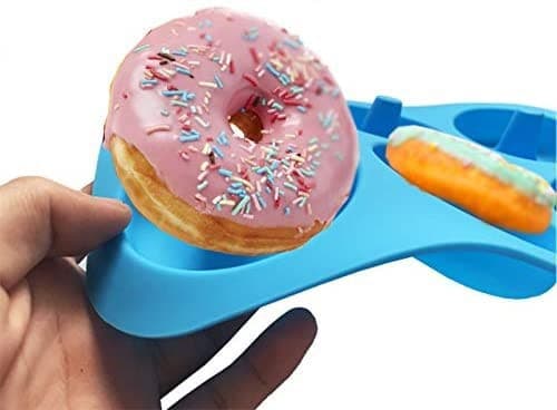 2 stk Silikon Donutform 6 Hull Donut Baking Mold Baking Cake Roun