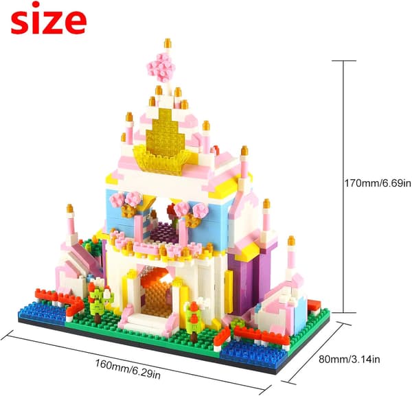 1 st Princess Castle Micro Building Blocks Mini Building Toy Brick