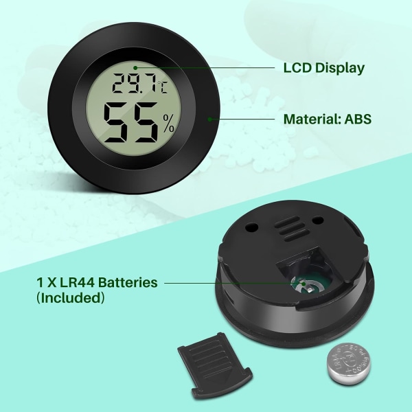 3 Thlevel Mini Digitaalinen LCD-lämpömittari Hygrometrit Lämpötila Kosteus
